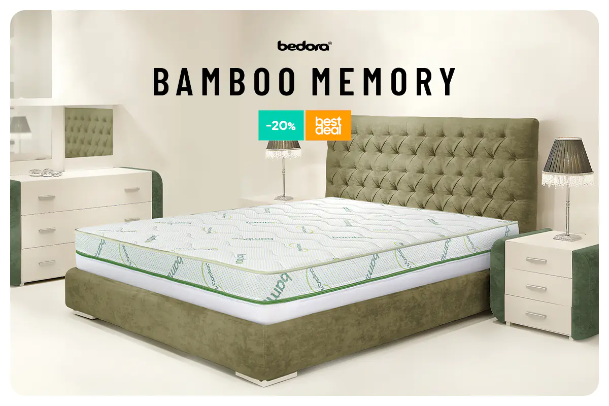 Bedora Bamboo Arctic Gel Memory 4 in 1 Confort Matrac